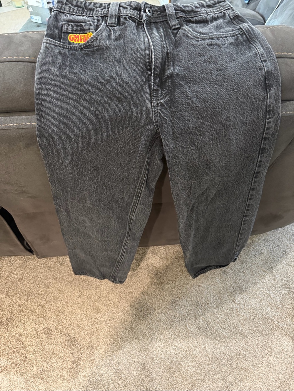 Men's Empyre Black Washed Jeans